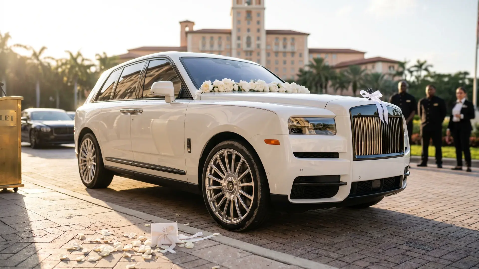 Exotic car rental for Wedding in Miami