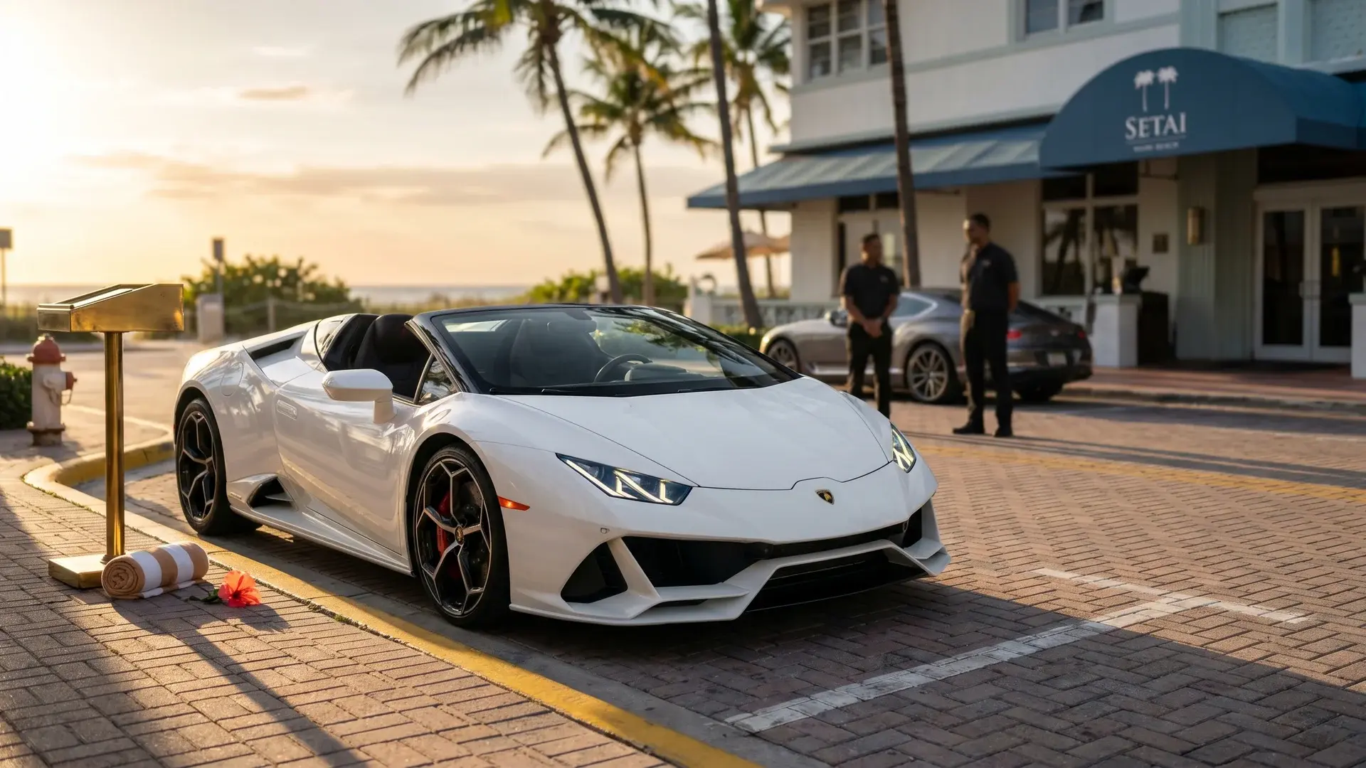 Exotic car rental in South Beach, Miami